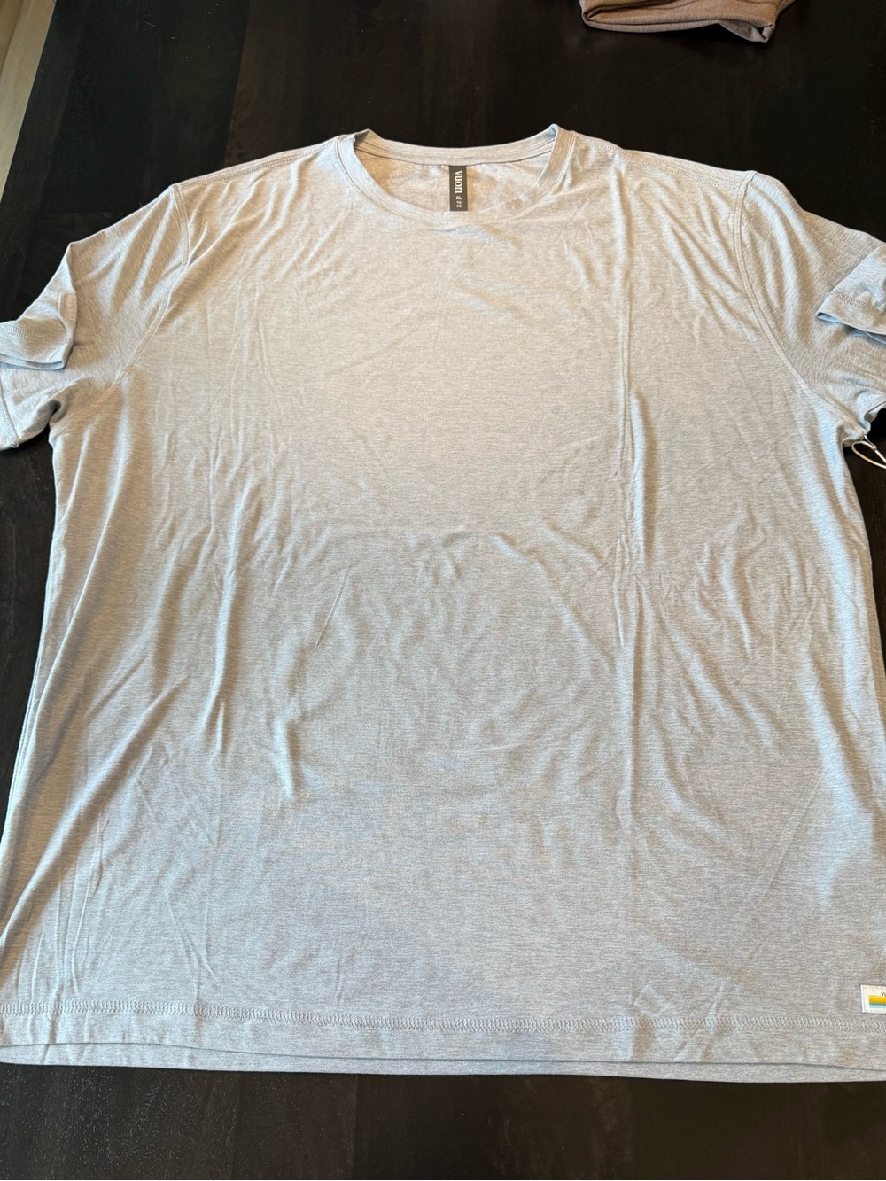 Vuori Strato Tech Tee in Blue Dusk Heather